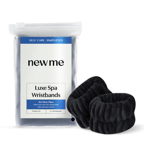 New-me-Luxe Spa Wristband Set-black
