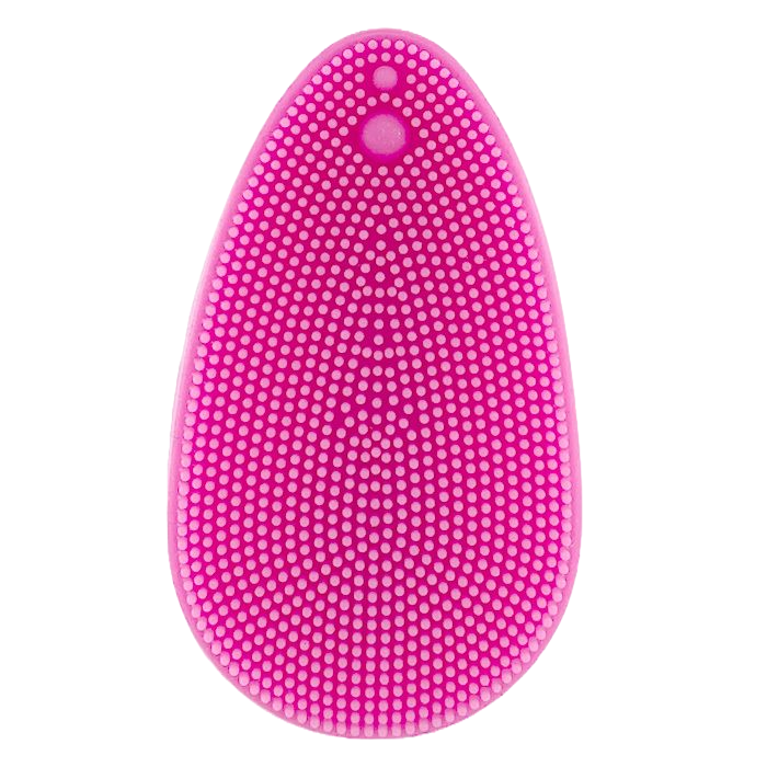 Newme-cleansing mitt-medium-pink-front