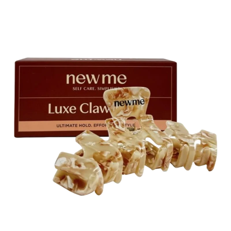 New Me Luxe Claw Clip - Macadamia-box