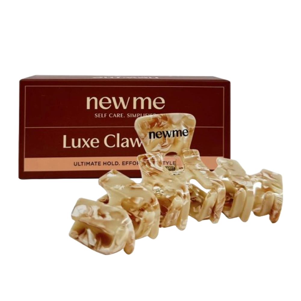 New Me Luxe Claw Clip - Macadamia-box