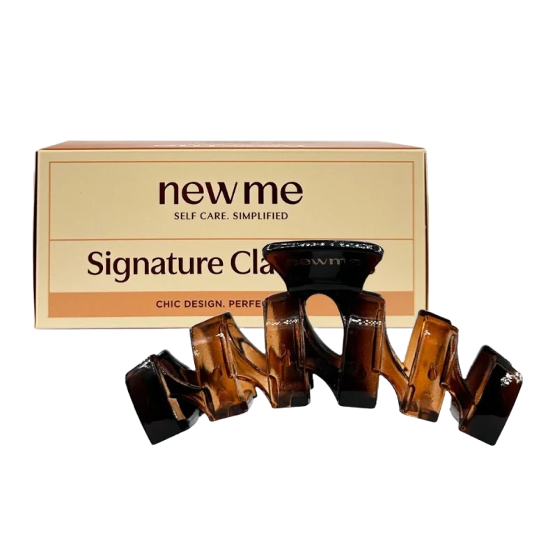 New Me Signature Claw Clip - Tortoise