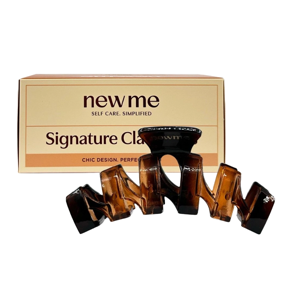 New Me Signature Claw Clip - Tortoise