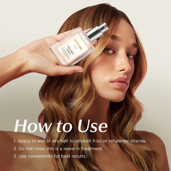 new-me-anti-frizz-serum-how-to-use