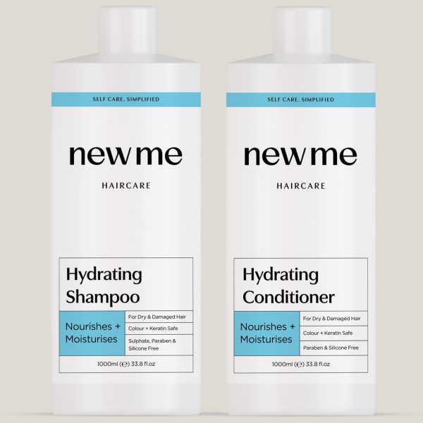 New Me Hydrating Shampoo and Conditioner Duo-1000ml