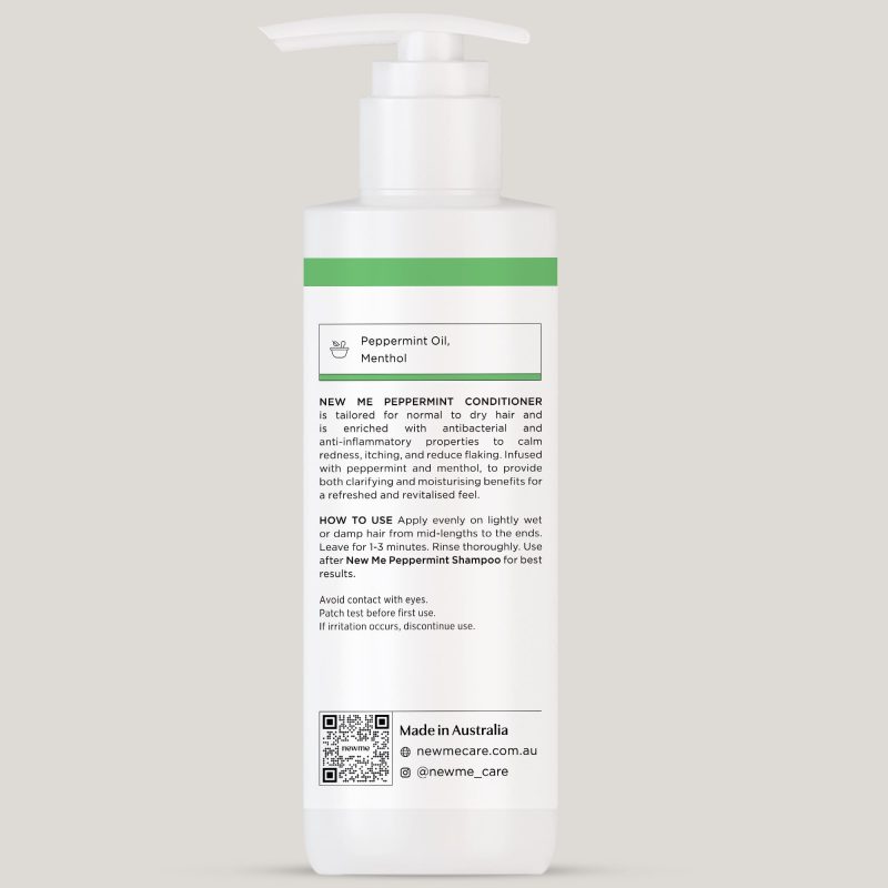 new-me-peppermint-conditioner-250ml-back-left