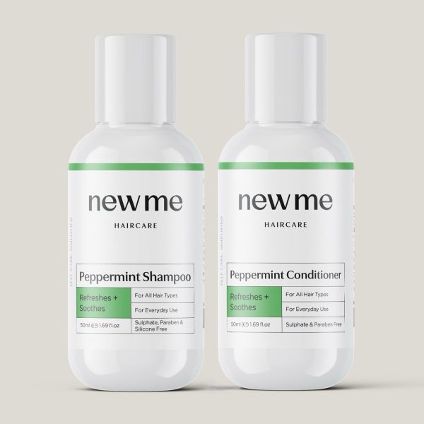 Peppermint Shampoo and Conditioner Duo 50 ml